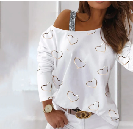 Saffier Blouse – Casual Top voor Dames