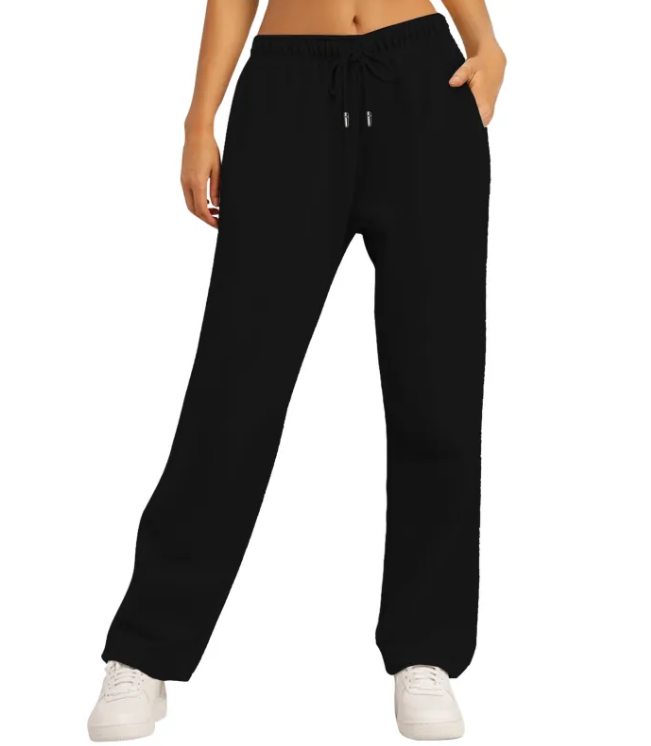 Losse Effen Sweatpants voor Dames