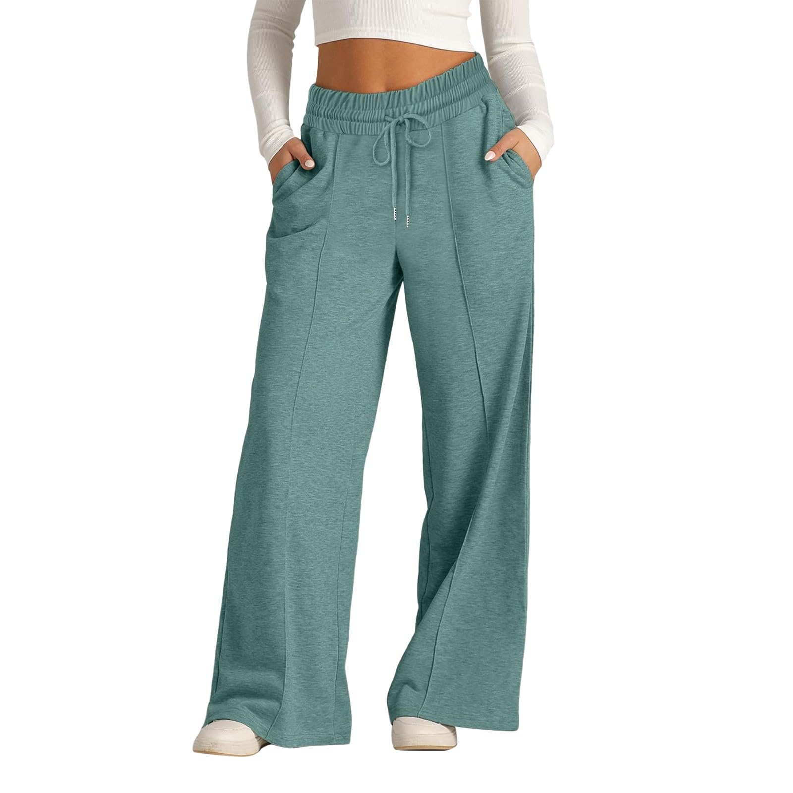 Extra Wijde Sweatpants met Lage Taille