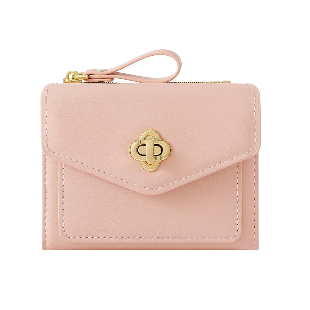 Klein Klaver Portemonnee – Roze PU Leer