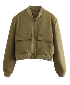 Casual Bomber Jacket – Luchtig & Stijlvol