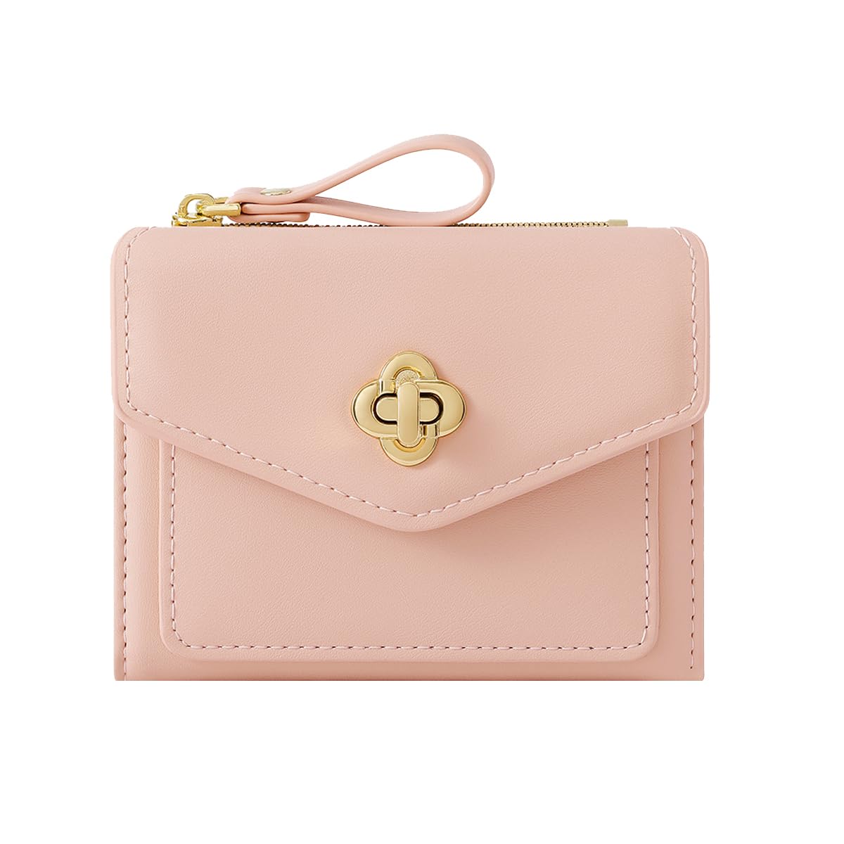 Klein Klaver Portemonnee – Roze PU Leer