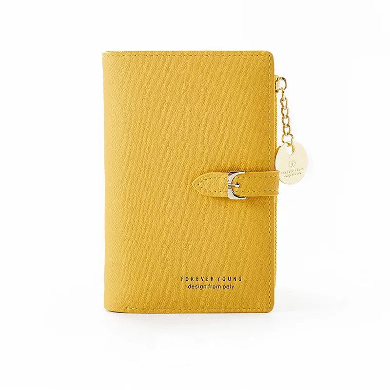 Compacte Dames Portemonnee – Tweevoudig PU Leer