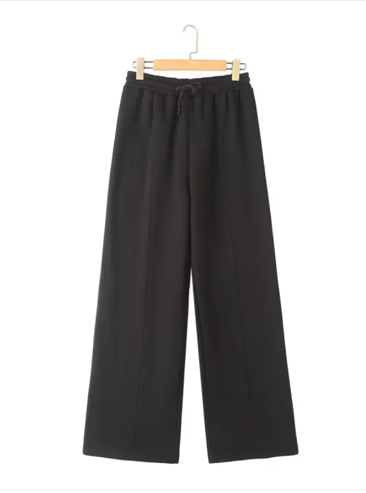 Flanellen Broekenpak – Bomber Jacket & High Waist Broek