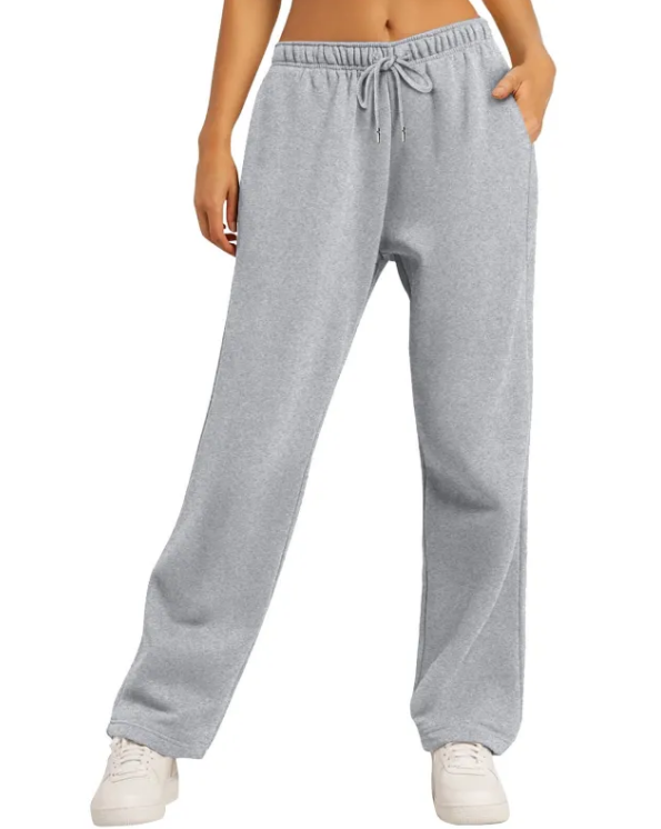 Losse Effen Sweatpants voor Dames