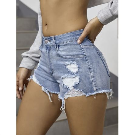 Stretch Gewassen Jeans voor Dames