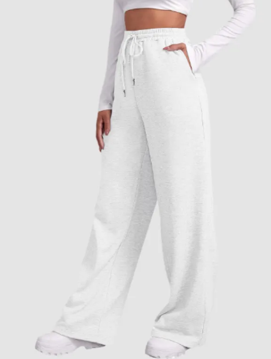 Losse Effen Sweatpants voor Dames